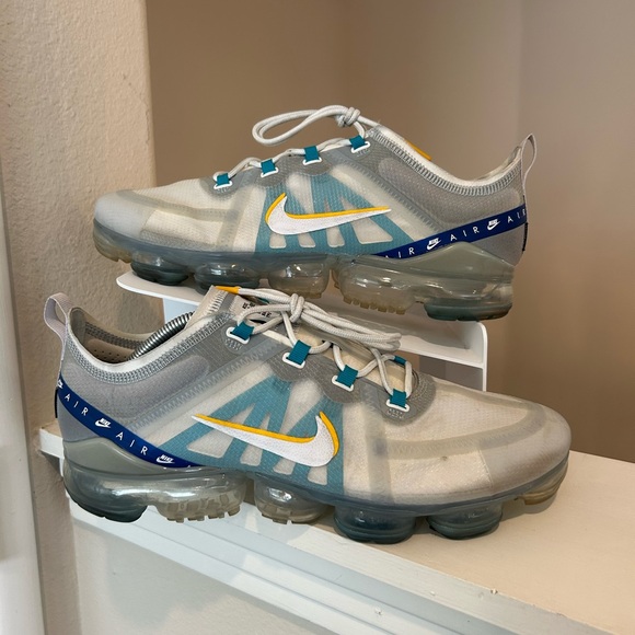 Nike Air Other - Nike Air VaporMax 2019 SE White Wolf Grey Blue Men's Size 12 CI1240-102 Sneakers